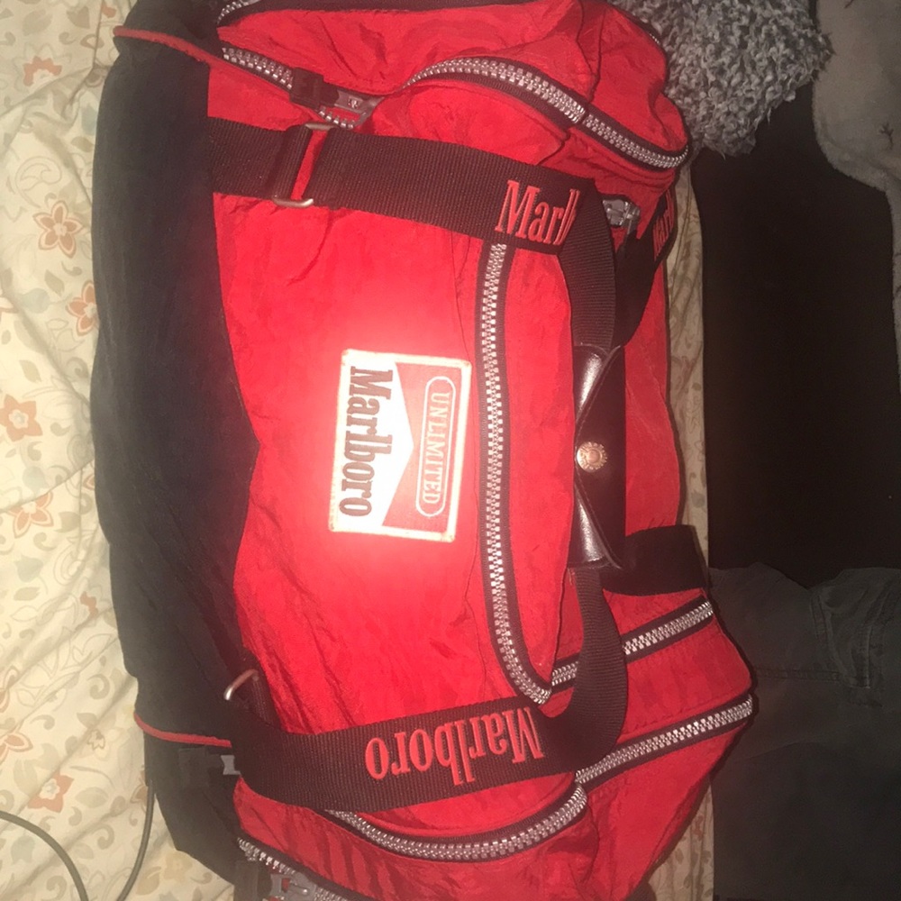 1990’s vintage marlboro duffel bag
